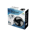 Ventoinha Industrial de Chão Preta EDM 40cm